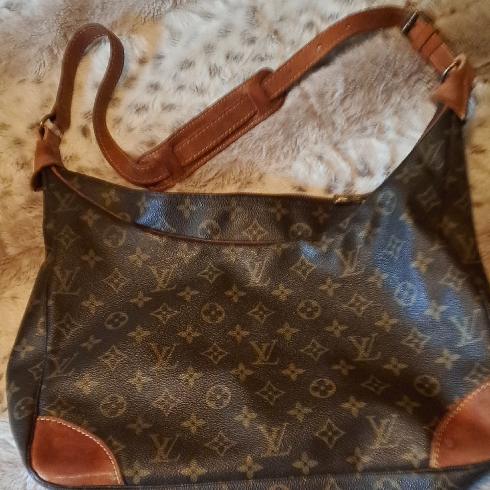 Louis Vuitton Brown Monogram Canvas Shoulder Bag
